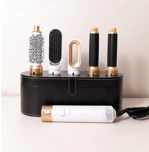 5in1 Haarstyler mit Styling Guide